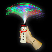 LED MAGIC STICK SPINNER SNOWMANN