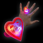 LED GINGERBREAD RING ICH LIEBE DICH