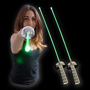 LED Epée laser verte