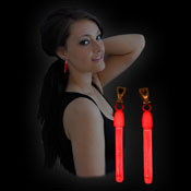 MIRACLE OF THE LIGHT  CLIP-ON EARRINGS RED