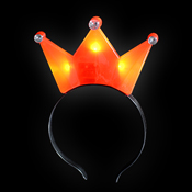 LED HEADGEAR CROWN RED